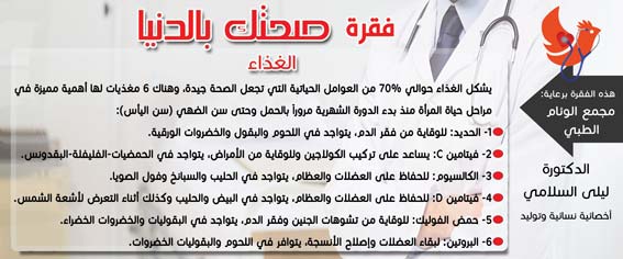 الفقرة الطبية -  - جريدة هدهد الإعلانية